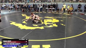 149 lbs Cons. Round 3 - Noah Kemp, Interior Grappling Academy vs Carlitto Ritter-Hamley, Juneau Youth Wrestling Club Inc.