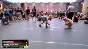 78 lbs Finals (8 Team) - Remi Downing, MO Outlaws Gold vs Annebelle Williams, Untouchables