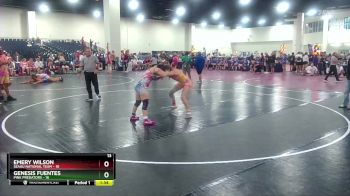 130 lbs Quarters & Wb (16 Team) - Emery Wilson, SEAAU National Team vs Genesis Fuentes, Pink Predators