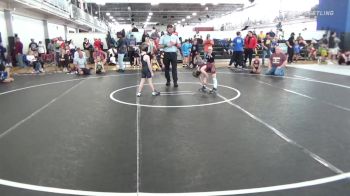 55 lbs Round Of 16 - Sebastian Hyatt, John Wayne Corcoran Wrestling Association vs Jace McFarland, UNATTACHED