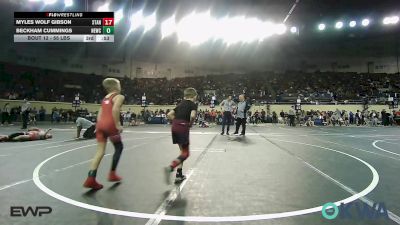 55 lbs Round Of 32 - Bentlee Egleston, Claremore Wrestling Club vs Tracen Goins, Pocola Youth Wrestling