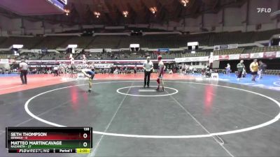 138 lbs Champ Round 1 (16 Team) - Matteo Martincavage, Nazareth vs Seth Thompson, Denbigh