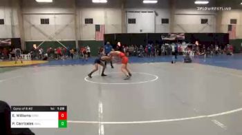 120 lbs Consolation - Ethan Williams, Conestoga Cougars vs Pedro Carrizales, Ogallala Wrestling