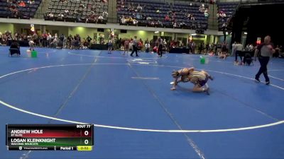 75 lbs Semifinal - Andrew Hole, RT Elite vs Logan Kleinknight, Waconia Wildcats