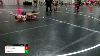 119 lbs Quarterfinal - Davian Mulkey, Colosseum Wrestling vs Dylan Fernandez, Gladiator Wrestling