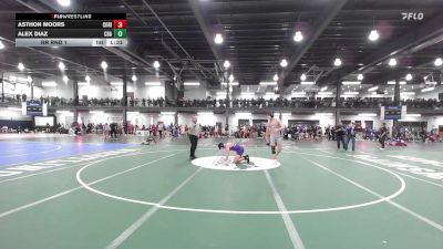 175Yellow lbs Rr Rnd 1 - Asthon Moors, Corinth vs Alex Diaz, Cba