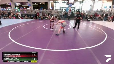 150 lbs Semifinal - Michael Ramirez, Bandas Wrestling Academy vs Chael Satter, NB Elite Wrestling Club