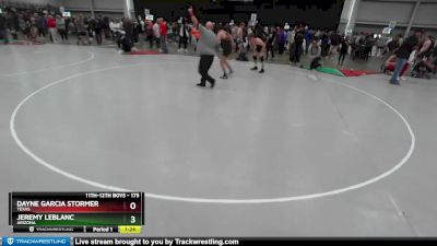 175 lbs Quarterfinal - Dayne Garcia Stormer, Texas vs Jeremy LeBlanc, Arizona