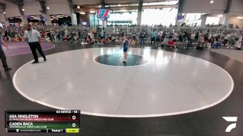56 lbs Round 1 - Asa Singleton, El Paso Enforcers Wrestling Club vs Caden Baca, Stephenville Wrestling Club