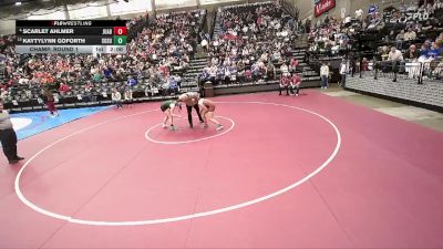 3A 135 lbs Champ. Round 1 - Kaytylynn Goforth, South Summit vs Scarlet Ahlmer, Juab