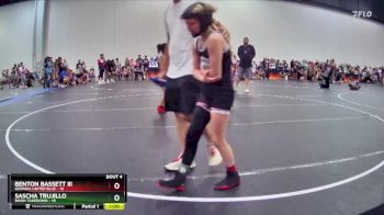 75 lbs Placement (4 Team) - Sascha Trujillo, Bison Takedown vs Benton Bassett III, Georgia United Blue
