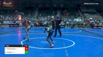 70 lbs Consolation - Adante Washington, RTL Trained vs Noah Knight, Chickasha