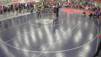 120 lbs 1st Place Match - Savannah Thorpe, Richland vs Lily Feist, Tahoma