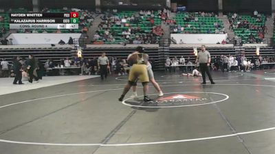 6A 285 lbs Cons. Round 4 - Hayden Whitten, Pell City vs Kalazarus Harrison, Oxford