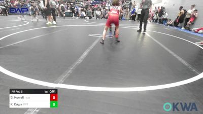 70 lbs Rr Rnd 2 - Granger Howell, Tecumseh Youth Wrestling vs Kalon Cagle, Standfast