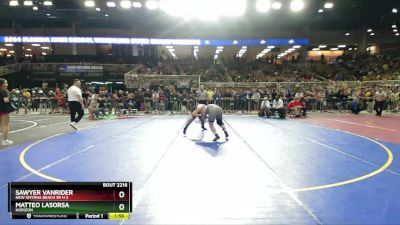 190 2A Quarterfinal - Sawyer VanRider, New Smyrna Beach Sr H S vs Matteo Lasorsa, Horizon