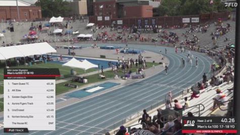 2026 AAU Junior Olympic Games - Youth Boys' 4x100m Relay, Semi-Finals 3 - Age 17-18