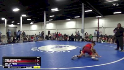 106 lbs Placement Matches (8 Team) - Kale Livingston, Oklahoma Red vs Ethan Fishe, Kansas