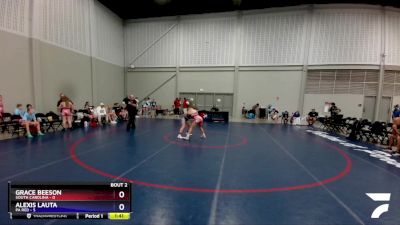 105 lbs Round 1 (10 Team) - Grace Beeson, South Carolina vs Alexis Lauta, PA Red