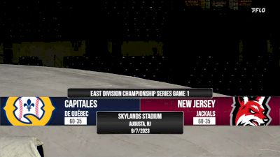 New Jersey Jackals vs Quebec Capitales - August 10th 2023 - last updated  7/19/23