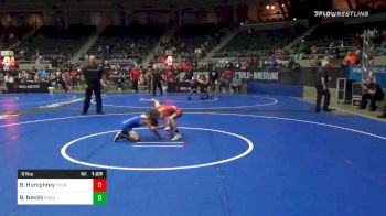61 lbs Semifinal - Brock Humphrey, Young Guns/Letters Trained vs Blake Nevils, Prodigy WC