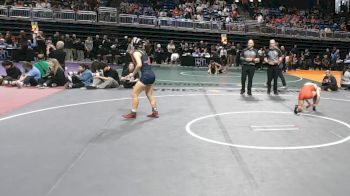 6A 105 lbs Semifinal - Emily Beltran, Katy vs Kiana Riggenbach, San Antonio Roosevelt