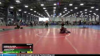 115 lbs Round 3 (6 Team) - Aaron Ellison, NCWAY National Team vs Jaxon Foote, Minion White
