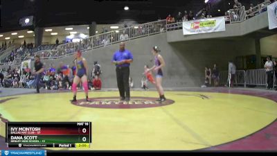 117 lbs Round 1 - Ivy McIntosh, Dallas Mat Club vs Dana Scott, Henley High School
