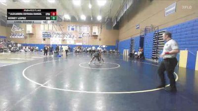 130lbs Cons. Round 9 - Alexandra Estrada Rangel, Ephrata (Girls) vs Honey Lopez, Davis (Girls)