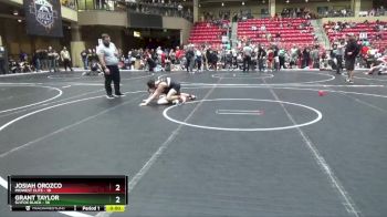 95 lbs Round 4 (6 Team) - Josiah Orozco, Midwest Elite vs Grant Taylor, SlyFox Black