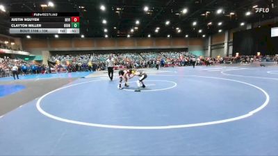 106 lbs Cons. Round 2 - Clayton Miller, Del Oro vs Justin Nguyen, Bella Vista