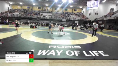 157 lbs Round Of 16 - Mitchell Faglioni, St. Christopher's School vs Dashiell Hort, Poly Prep