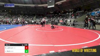 46 lbs Round Of 16 - Kruz Lathrum, The Best Wrestler vs Lincoln Rich, Massa's Maniacs