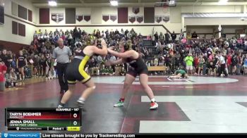 187 lbs 1st Place Match - Taryn Boehmer, Mason City vs Jenna Small, Center Point-Urbana