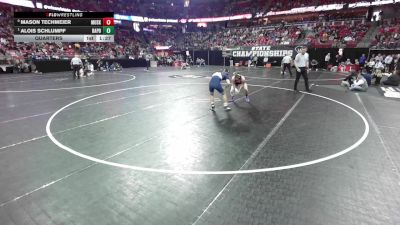 132 lbs Quarters - Alois Schlumpf, Bay Port vs Mason Techmeier, Muskego