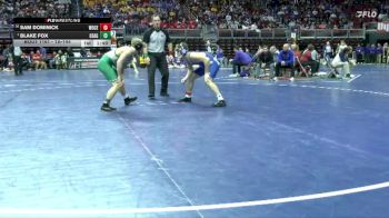 1A-144 lbs Champ. Round 2 - Blake Fox, Osage vs Sam Dominick, Woodbury Central