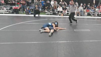 100 lbs Champ. Rd Of 64 - Isabela Lobeto, M80 Wrestling Club vs Ann Hl, AlphaDawg