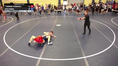 106 lbs Cons. Semis - Dominic Pasquale, IL vs Jack Gogel, IA