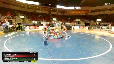 120 lbs Cons. Round 5 - Isaac Bonilla, Red Mountain vs Samuel Leon, Tuscon Badgers