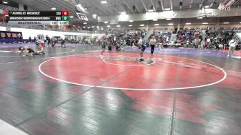 133 lbs Quarterfinal - Braden Werdenhausen, William Woods University vs Aurelio Mendez, Cornerstone