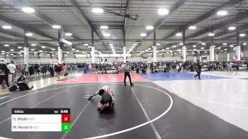 109 lbs 2nd Place - Derek Wade, Mustang WC vs Manuel Navarro, No Team