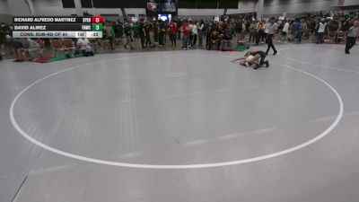 120 lbs Cons. Sub-rd Of 64 - Richard Alfredo Martinez, St. Pius X High School Wrestling vs David Alirez, Top Notch Wrestling Club