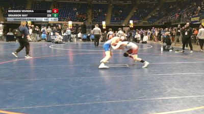117 lbs Quarterfinal - Brennen Veverka, Chestnut Ridge vs Branson May, Seneca Valley