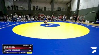 132 lbs Champ. Round 1 - Gavin Rangel, OR vs Maxwell Hendricks, WA