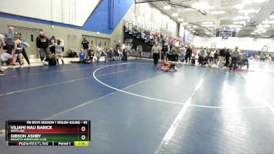 85 lbs Quarterfinal - Viliami Nau Rarick, Westlake vs Gibson Ashby, Wasatch Wrestling Club