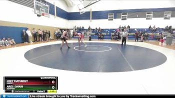 190 lbs Quarterfinal - Joey Matherly, Liberty vs Ares Swain, Newport