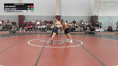 174 lbs Round Of 32 - Alex Hopper, Appalachian State vs Brody Conley, West Virginia