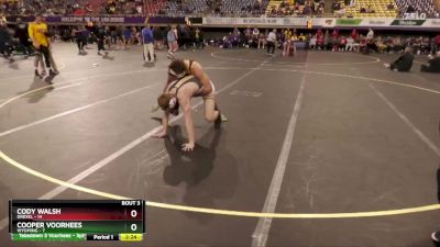 165 lbs Round 1 (16 Team) - Cooper Voorhees, Wyoming vs Cody Walsh, Drexel