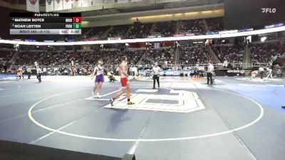 II-170 lbs Quarterfinal - Noah Leitten, Perry vs Mathew Boyce, Windsor