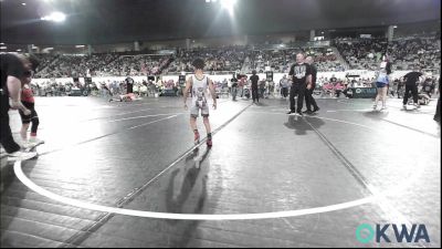 52 lbs Consi Of 16 #2 - Knox Kincaid, Cowboy Wrestling Club vs Maverick Meadows, Tuttle Wrestling